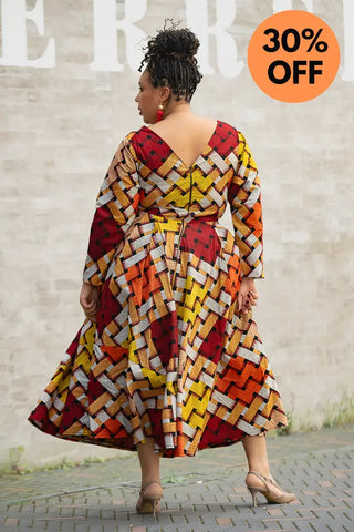 MOYO YELLOW AND ORANGE DRESS Women’s Dress