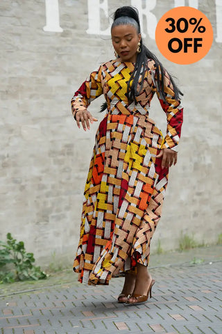 MOYO YELLOW AND ORANGE DRESS Women’s Dress