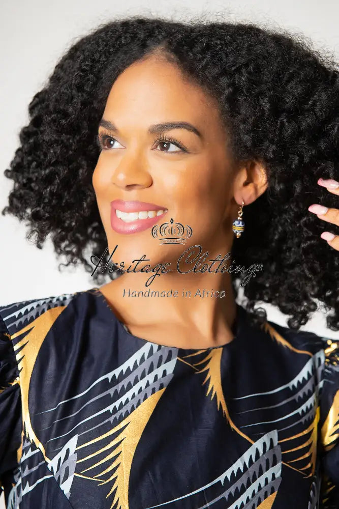 Earrings for navy blue dress hotsell
