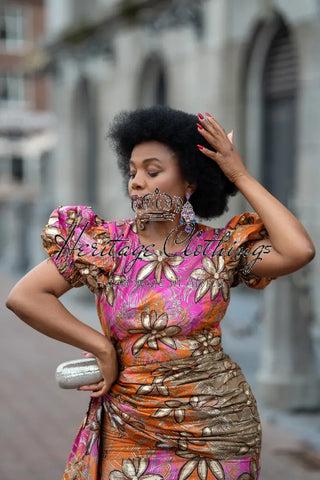 NKIRU PINK DRESS Women’s Dress