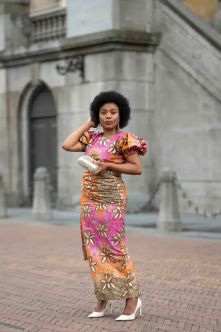 NKIRU PINK DRESS Women’s Dress