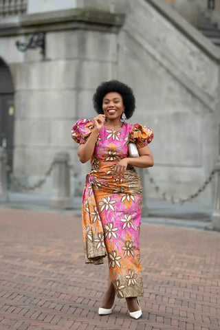 NKIRU PINK DRESS Women’s Dress