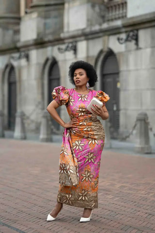 NKIRU PINK DRESS Women’s Dress