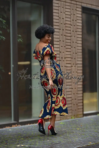 Nomfundo Midi Smocked Dress