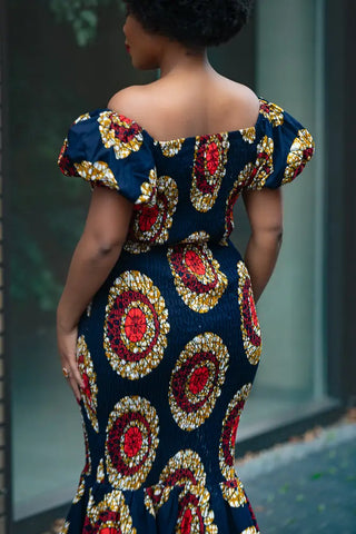 Nomfundo Midi Smocked Dress