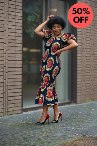 Nomfundo Midi Smocked Dress