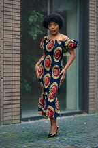 Nomfundo Midi Smocked Dress