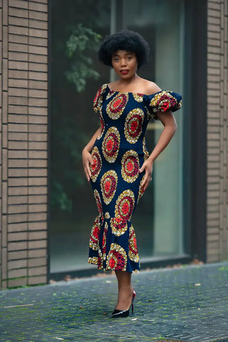 Nomfundo Midi Smocked Dress