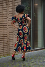 Nomfundo Midi Smocked Dress