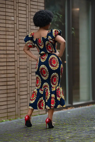 Nomfundo Midi Smocked Dress