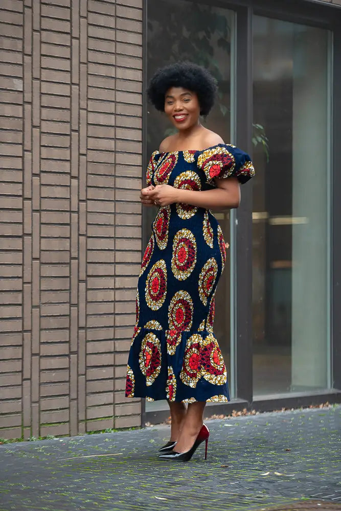 Nomfundo Midi Smocked Dress