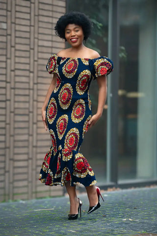 Nomfundo Midi Smocked Dress