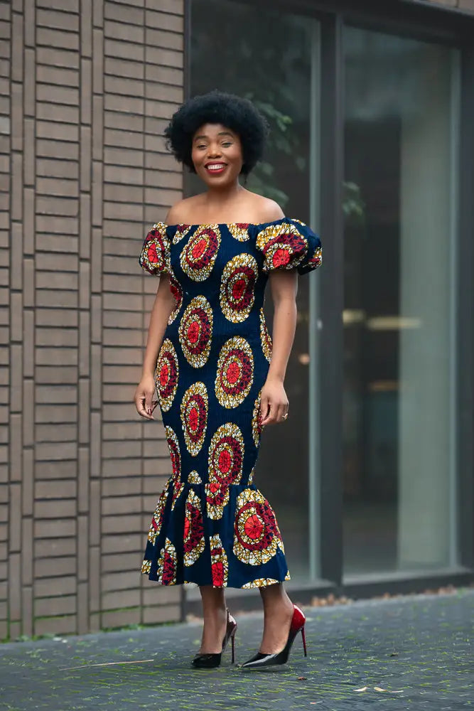 Nomfundo Midi Smocked Dress