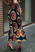 Nomfundo Midi Smocked Dress