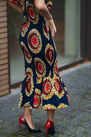 Nomfundo Midi Smocked Dress