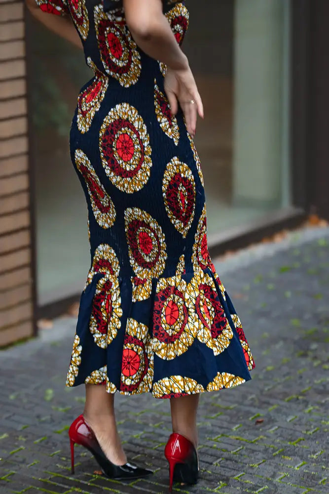 Nomfundo Midi Smocked Dress