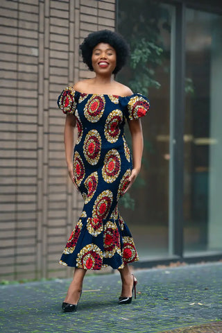 Nomfundo Midi Smocked Dress