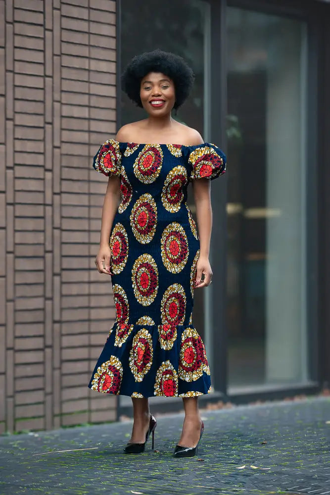 Nomfundo Midi Smocked Dress