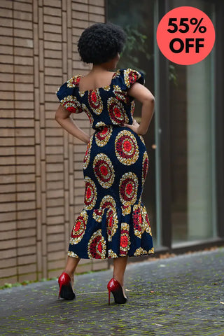 Nomfundo Midi Smocked Dress