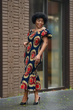 Nomfundo Midi Smocked Dress