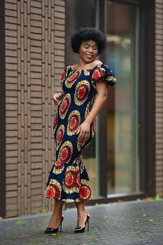 Nomfundo Midi Smocked Dress