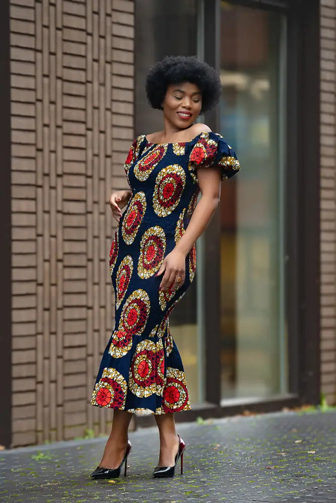 Nomfundo Midi Smocked Dress