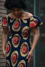 Nomfundo Midi Smocked Dress