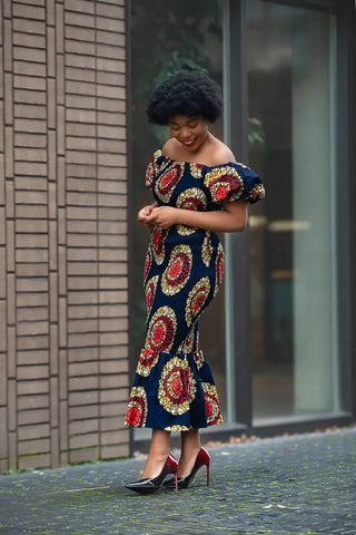 Nomfundo Midi Smocked Dress