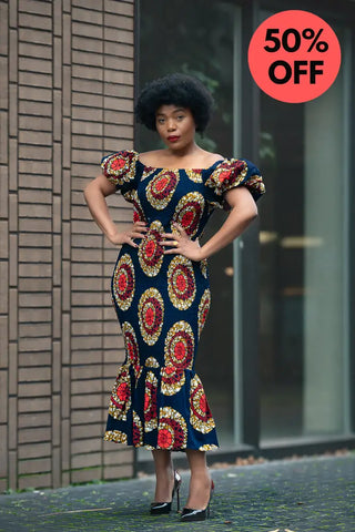 Nomfundo Midi Smocked Dress