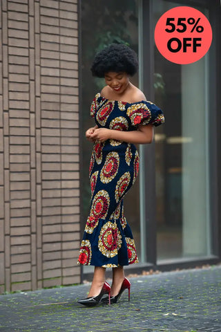 Nomfundo Midi Smocked Dress