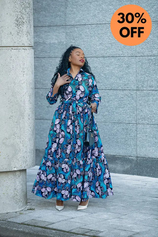 NYLAH BLUE DRESS Dresses