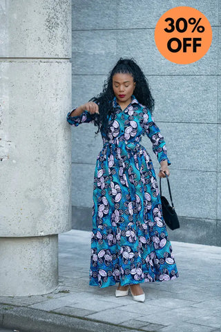 NYLAH BLUE DRESS Dresses