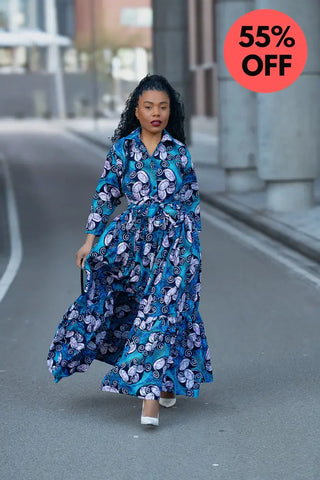 NYLAH BLUE DRESS Dresses