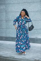 NYLAH BLUE DRESS Dresses