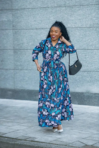 NYLAH BLUE DRESS Dresses