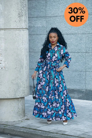 NYLAH BLUE DRESS Dresses