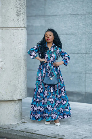 NYLAH BLUE DRESS Dresses