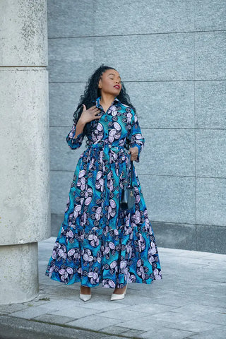 NYLAH BLUE DRESS Dresses