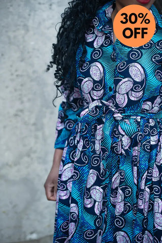 NYLAH BLUE DRESS Dresses