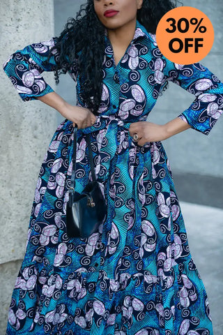 NYLAH BLUE DRESS Dresses