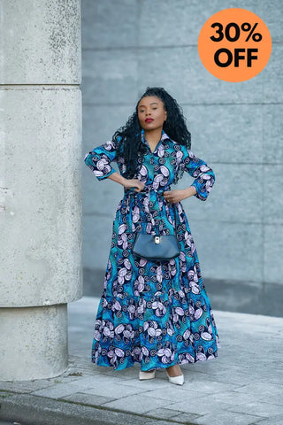 NYLAH BLUE DRESS Dresses