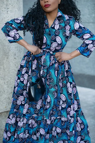 NYLAH BLUE DRESS Dresses