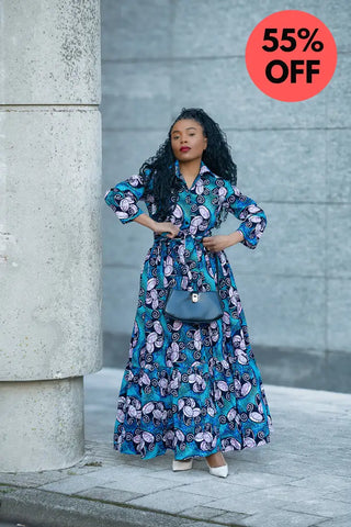 NYLAH BLUE DRESS Dresses