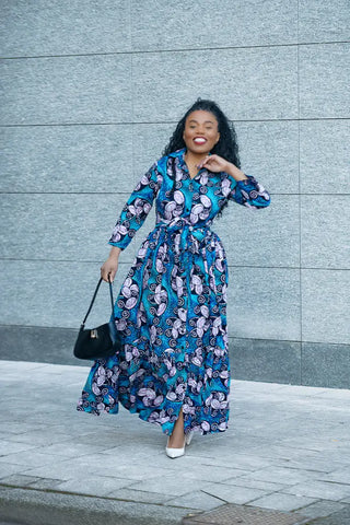 NYLAH BLUE DRESS Dresses