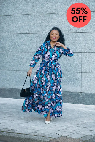 NYLAH BLUE DRESS Dresses