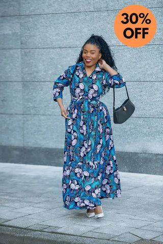 NYLAH BLUE DRESS Dresses