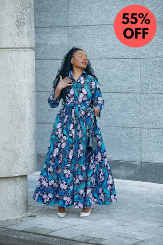 NYLAH BLUE DRESS Dresses