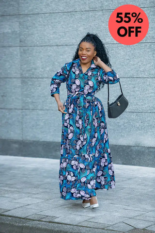 NYLAH BLUE DRESS Dresses