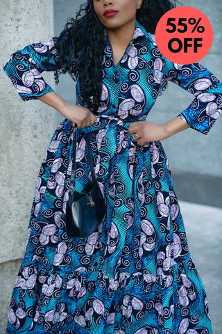 NYLAH BLUE DRESS Dresses