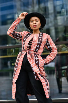 Oba Tribal Peach Jacket